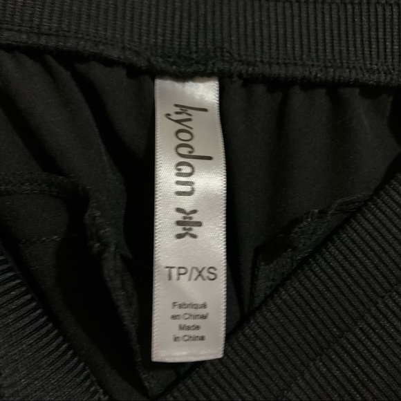 Kyodan Soft Stretchy Athletic Active Wear Mesh Black Leggings. Size XS - Picture 12 of 13